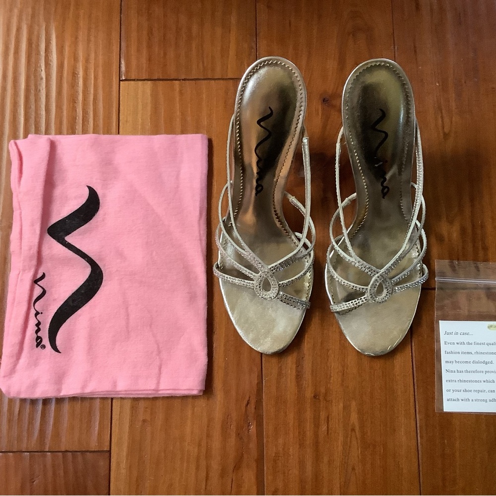 Prom / Wedding Nina Heels - Worn Once!